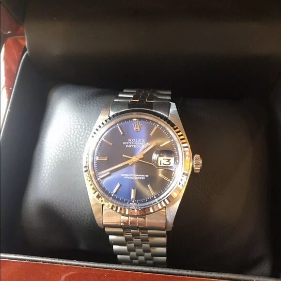 Rolex datejust ref 1601 white gold bezel - Picture 6 of 9